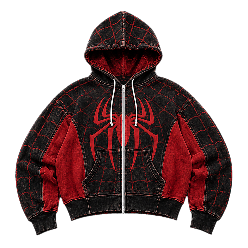 Miles Morales Cropped Spidey Full Zip Pre Order