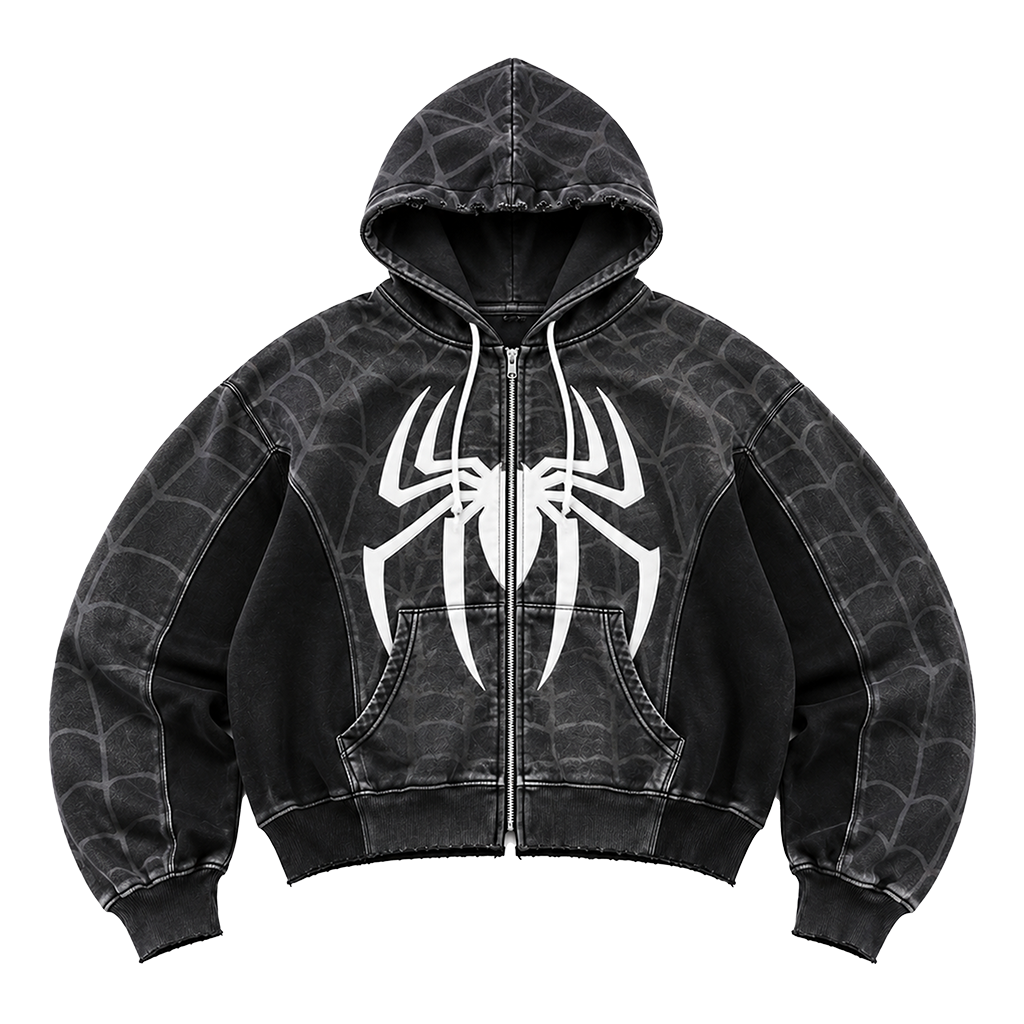 Venom Cropped Spidey Full Zip Pre Order